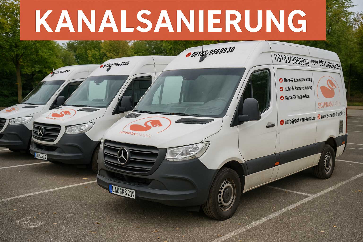 Kanalsanierung_und_TV_Inspektion_schwan-kanal Schwan Kanal GmbH Fahrzeuge für Kanalsanierung und TV Inspektion